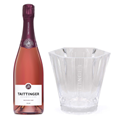 Buy & Send Taittinger Nocturne Rose Sec Champagne 75cl And Branded Ice Bucket Set