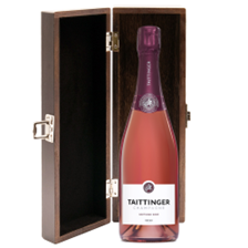 Buy & Send Taittinger Nocturne Rose Sec Champagne 75cl in Elm Wood Gift Box