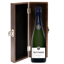 Buy & Send Taittinger Prelude Grands Crus 75cl in Elm Wood Gift Box