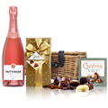 Buy & Send Taittinger Rose Champagne 75cl And Chocolates Hamper