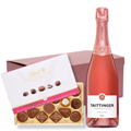 Buy & Send Taittinger Rose Champagne 75cl And Lindt Master Chocolatier Hamper