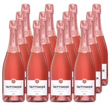 Buy & Send Taittinger Rose Champagne 75cl Case of 12 Champagne