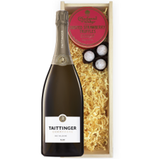 Buy & Send Taittinger Vintage Magnum 150cl And Strawberry Charbonnel Truffles Magnum Box