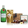 Buy & Send Tanqueray Dry Gin 70cl And Chocolates Hamper