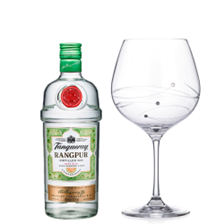 Buy & Send Tanqueray Rangpur Gin 70cl And Single Gin and Tonic Spiral Copa Glass