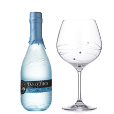 Buy & Send Tarquins Gin 70cl And Single Gin and Tonic Spiral Copa Glass