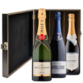 Buy & Send The Anglo-French Brut Collection Treble Elm Wood Gift Boxed (3x75cl)