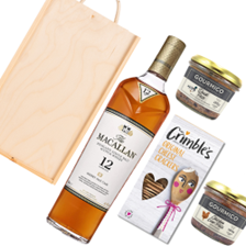 Buy & Send The Macallan Sherry Oak 12 Year Old Whisky 70cl And Pate Gift Box