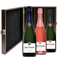 Buy & Send The Taittinger Collection Treble Elm Wood Gift Boxed (3x75cl)