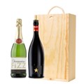 Buy & Send Inedit Damm & Charmaine Cider/Perry 75cl Twin Wooden Gift Box Set