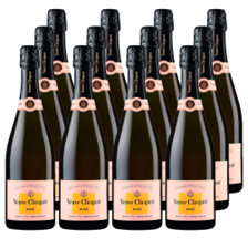 Buy & Send Veuve Clicquot Rose Label 75cl Case of 12 Champagne