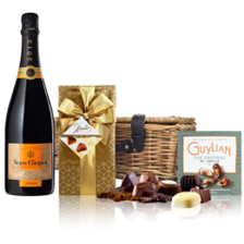 Buy & Send Veuve Clicquot Vintage 2015 Champagne 75cl And Chocolates Hamper