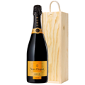 Buy & Send Veuve Clicquot Vintage 2015 Champagne 75cl In Pine Wooden Gift Box