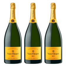 Buy & Send Veuve Clicquot Yellow Label Brut Magnum 1.5L Case of 3