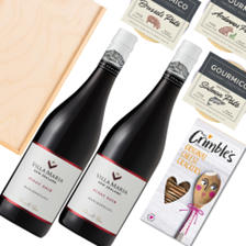 Buy & Send Villa Maria Pinot Noir Private Bin 75cl Red Wine And Pate Duo Gift Box